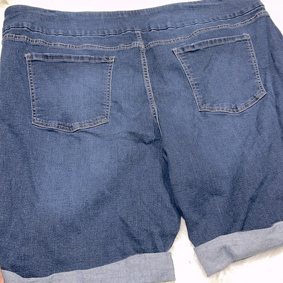 Terra & Sky Dark Denim Shorts size 3X - Picture 5 of 5